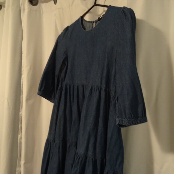 girl's demin dress size large xl-large - Picture 3 of 3